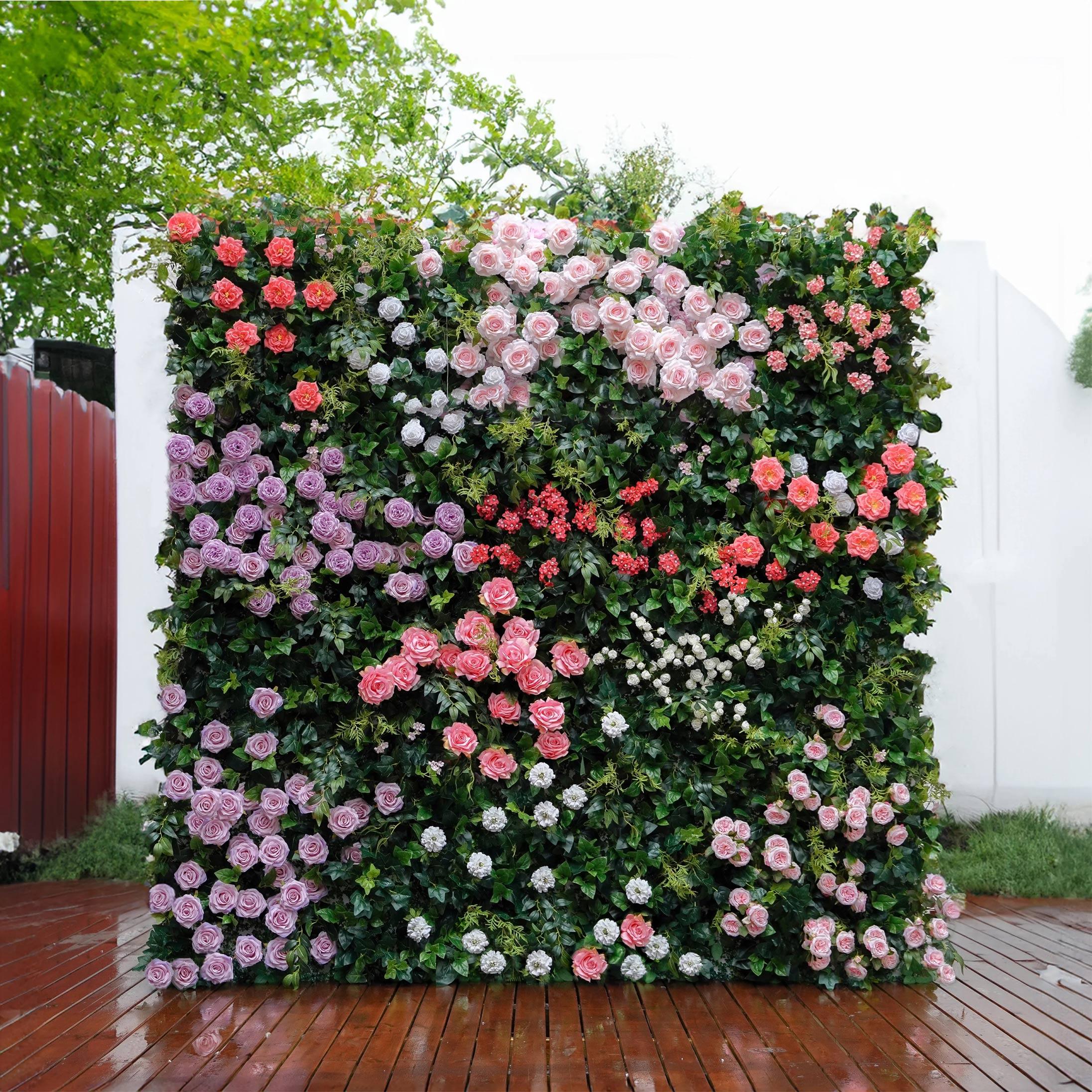 Wild Rose Flower Wall Rental Tampa